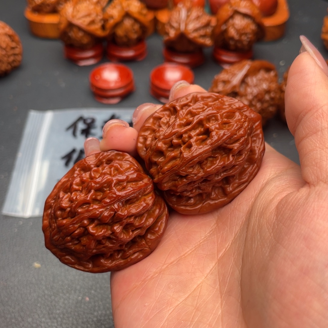 文玩核桃把件麦虎