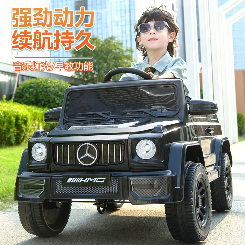 电动车四轮越野遥控玩具宝四驱童车音乐儿童电动车四轮儿童汽车