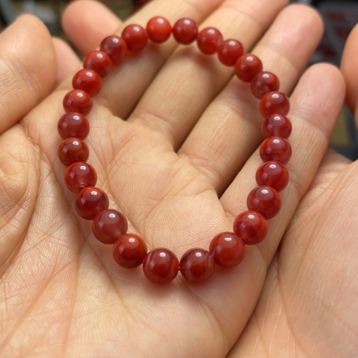【闪购商品】南红玛瑙手串7未镶嵌