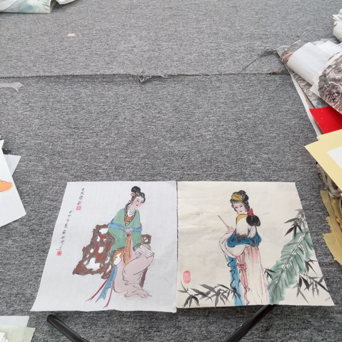 国画敏珍老师作品两张