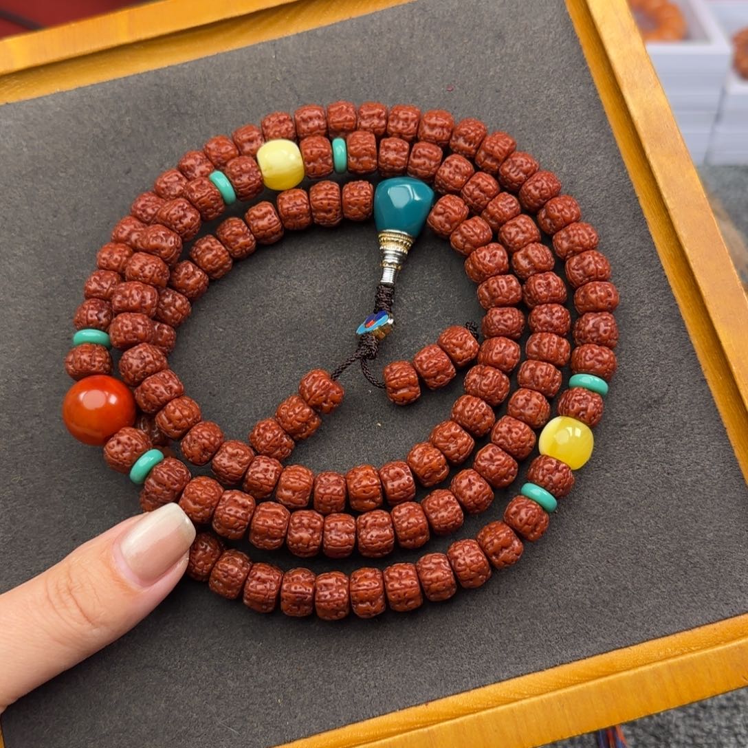 金刚菩提吊坠戒***胺盘龙纹