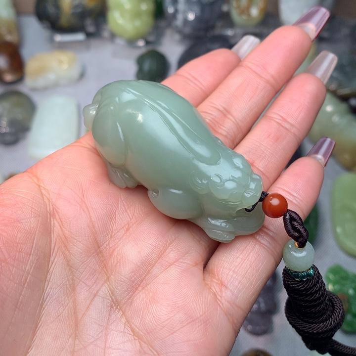 和田玉挂件未镶嵌何*森