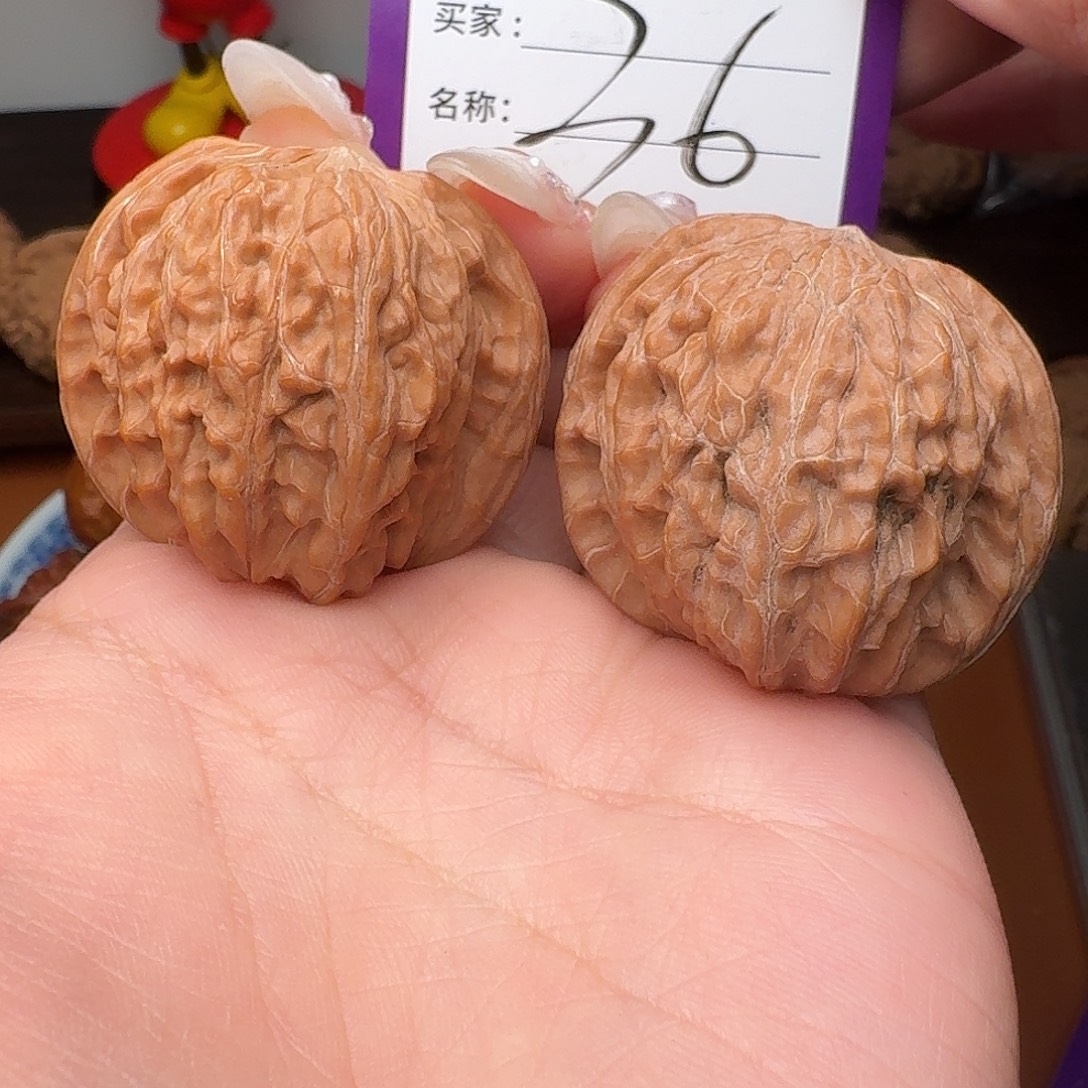 文玩核桃吊坠全品山地磨40