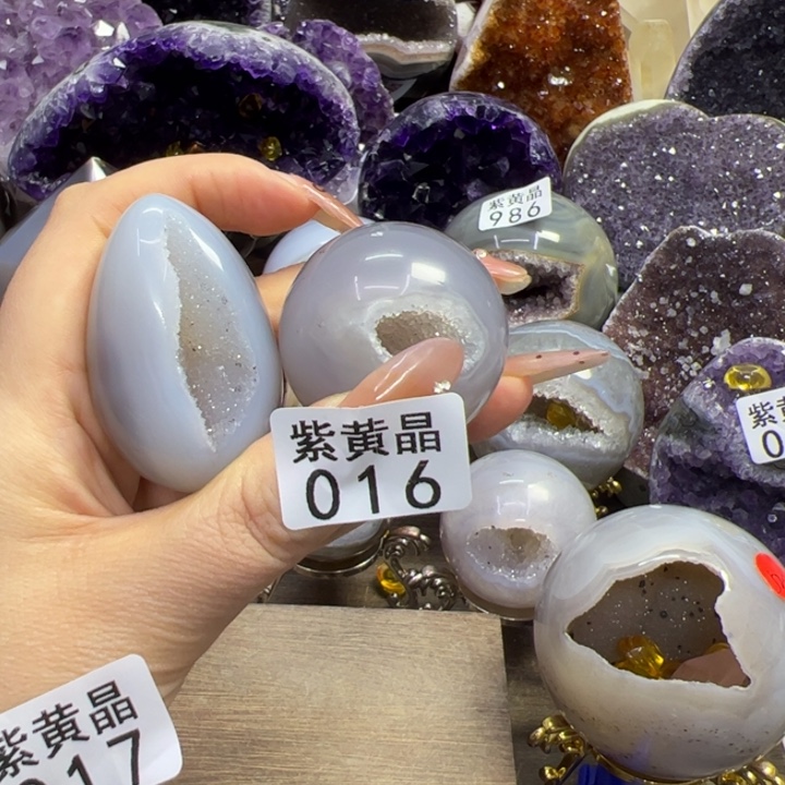 未镶嵌大型摆件（非配饰）紫晶优****心16