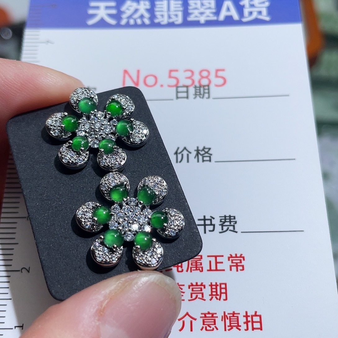 翡翠未镶嵌挂件5385