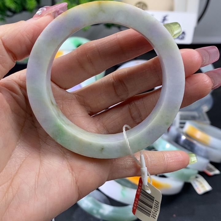 定制翡翠天然翡翠A货毛坯手镯未镶嵌