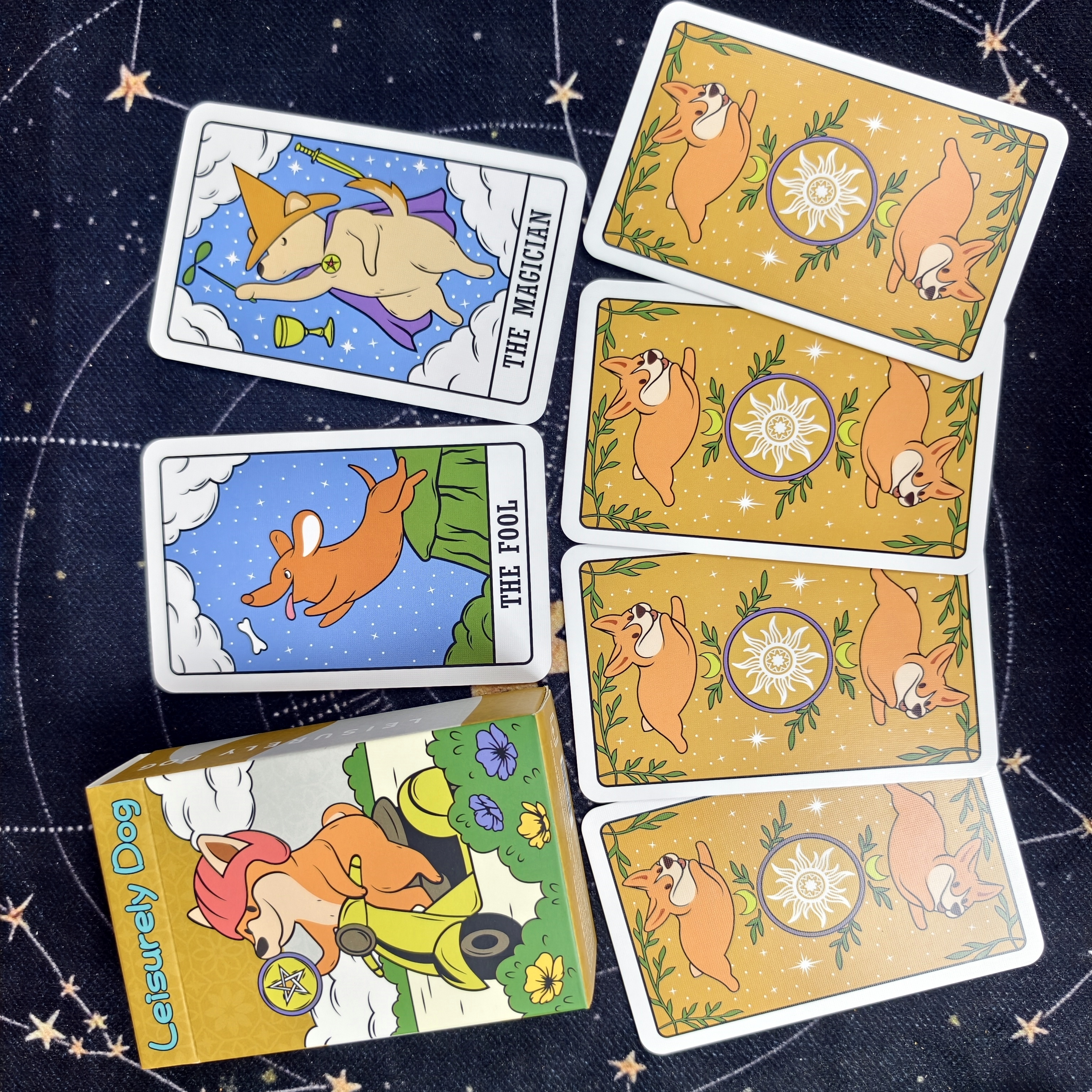 正版【悠然猫/狗】塔罗牌卡牌光栅卡牌