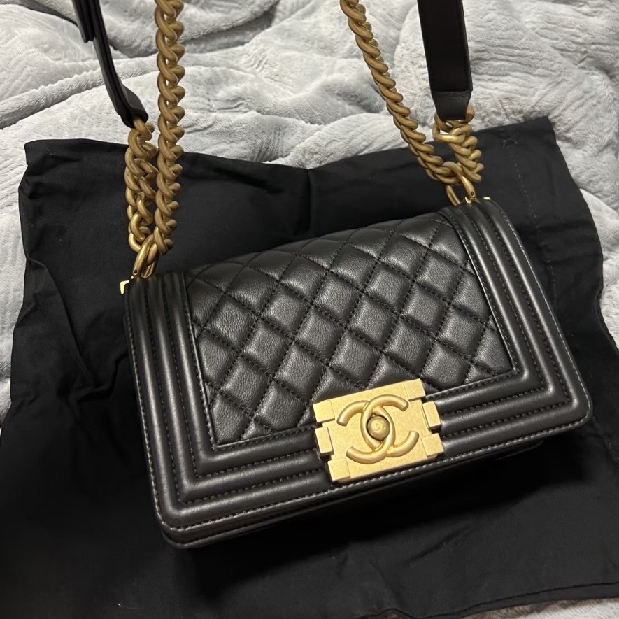 Chanel/香奈儿 单肩包 小号 leboy芯片款 jm7440/2509