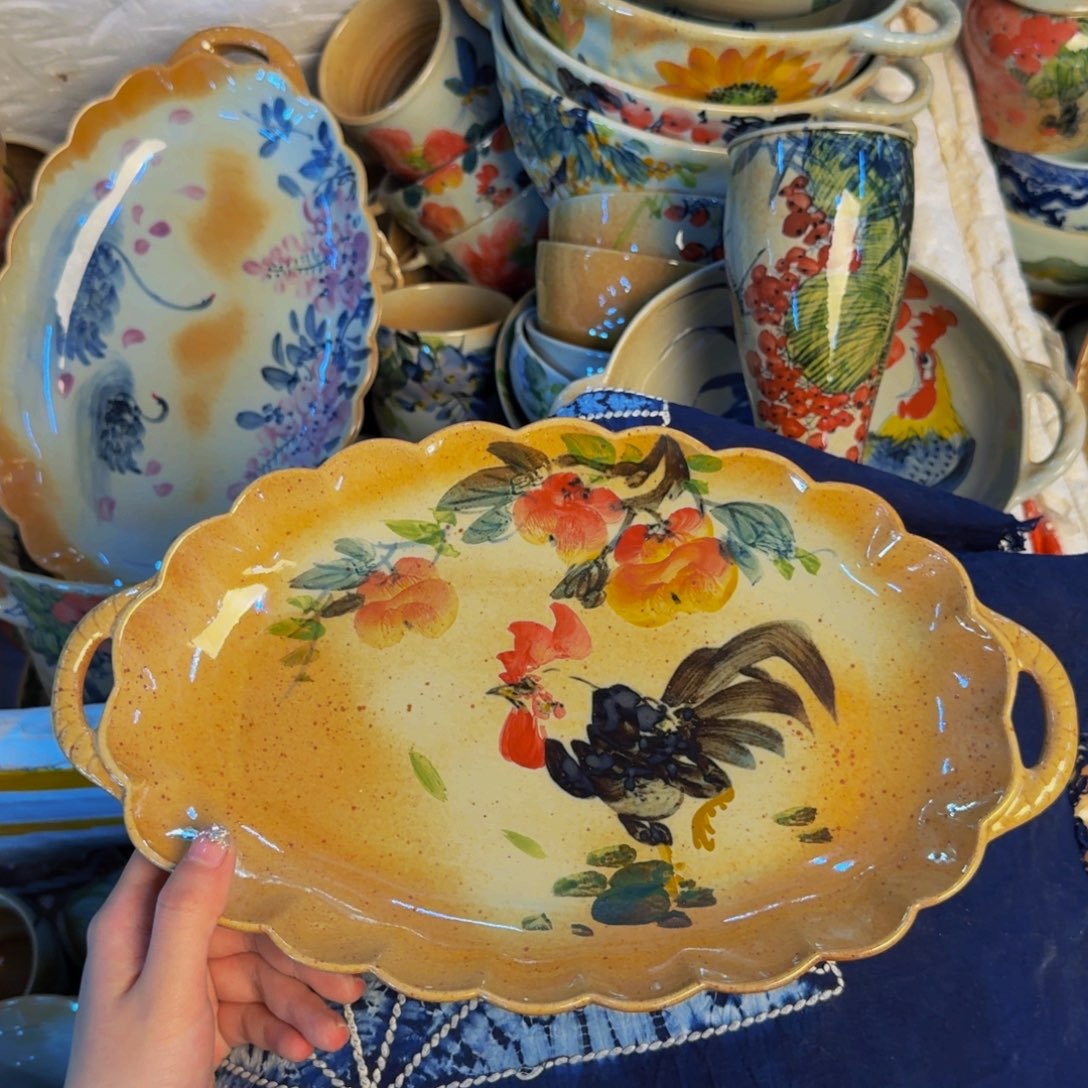 瓷片景德镇陶瓷手工手绘