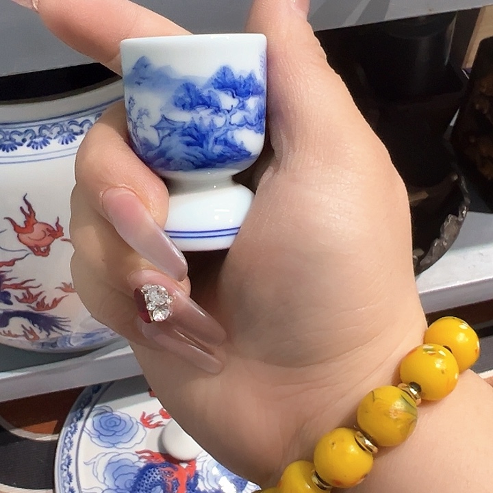 瓷片鹏**辉密胺手绘陶瓷