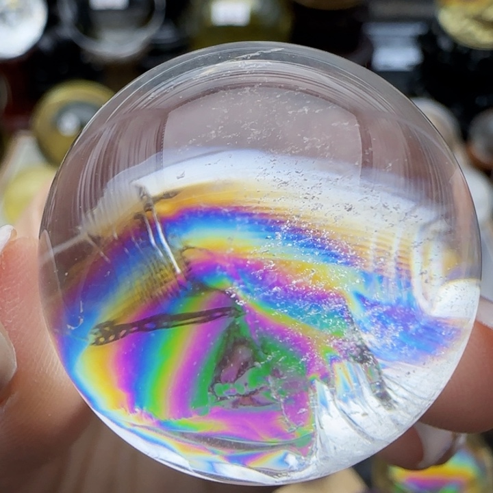 未镶嵌珠宝半成品水晶3.25公分G1