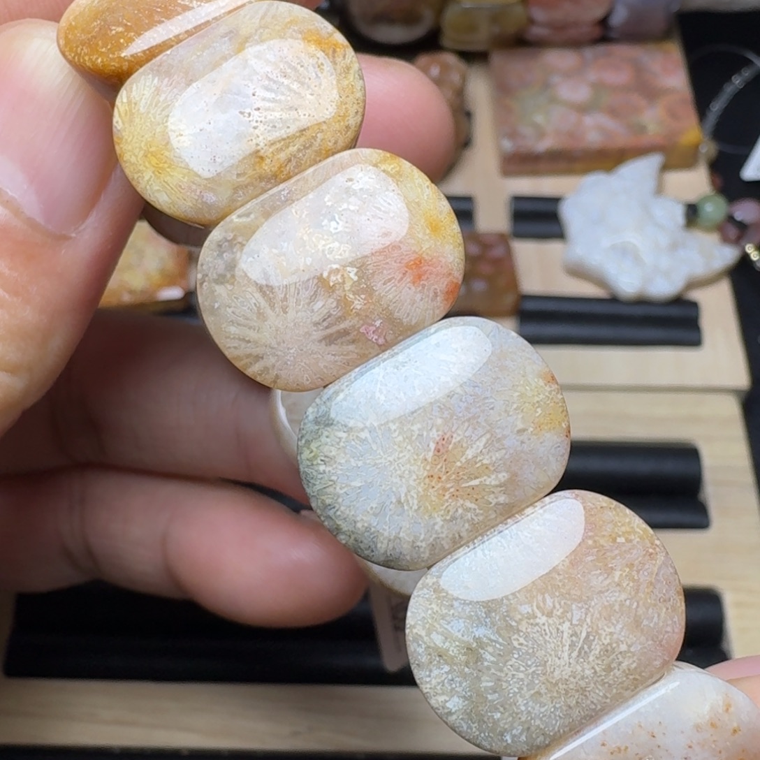 未镶嵌纯天然色有机玉石保真色硅化玉