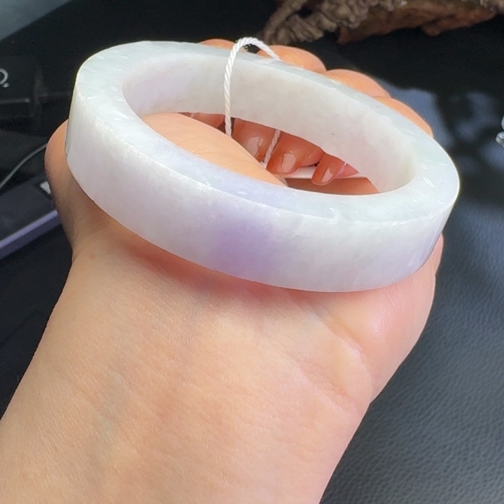 定制翡翠未镶嵌手镯54圈口