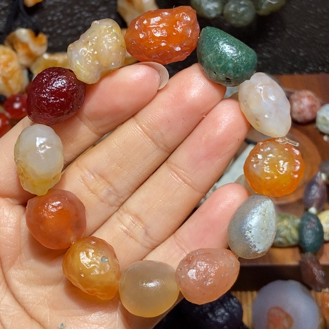 玛瑙/玉髓未镶嵌珠宝半成品