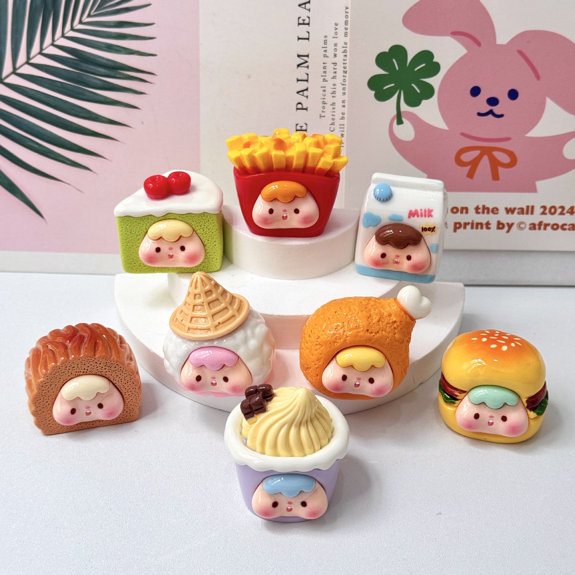 树脂立体仿真食玩崽崽diy
