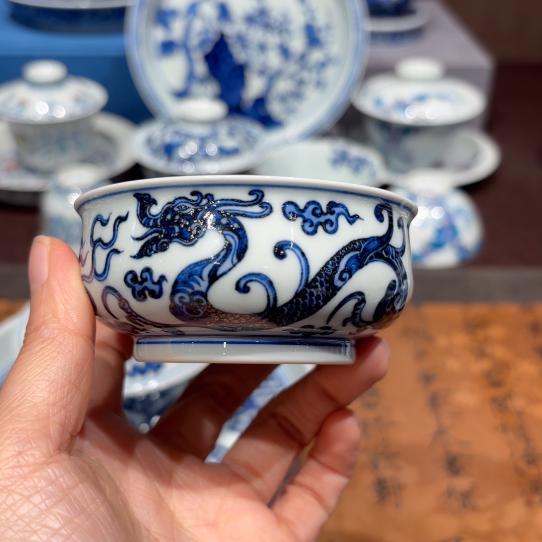 瓷片景德镇纯手工手绘