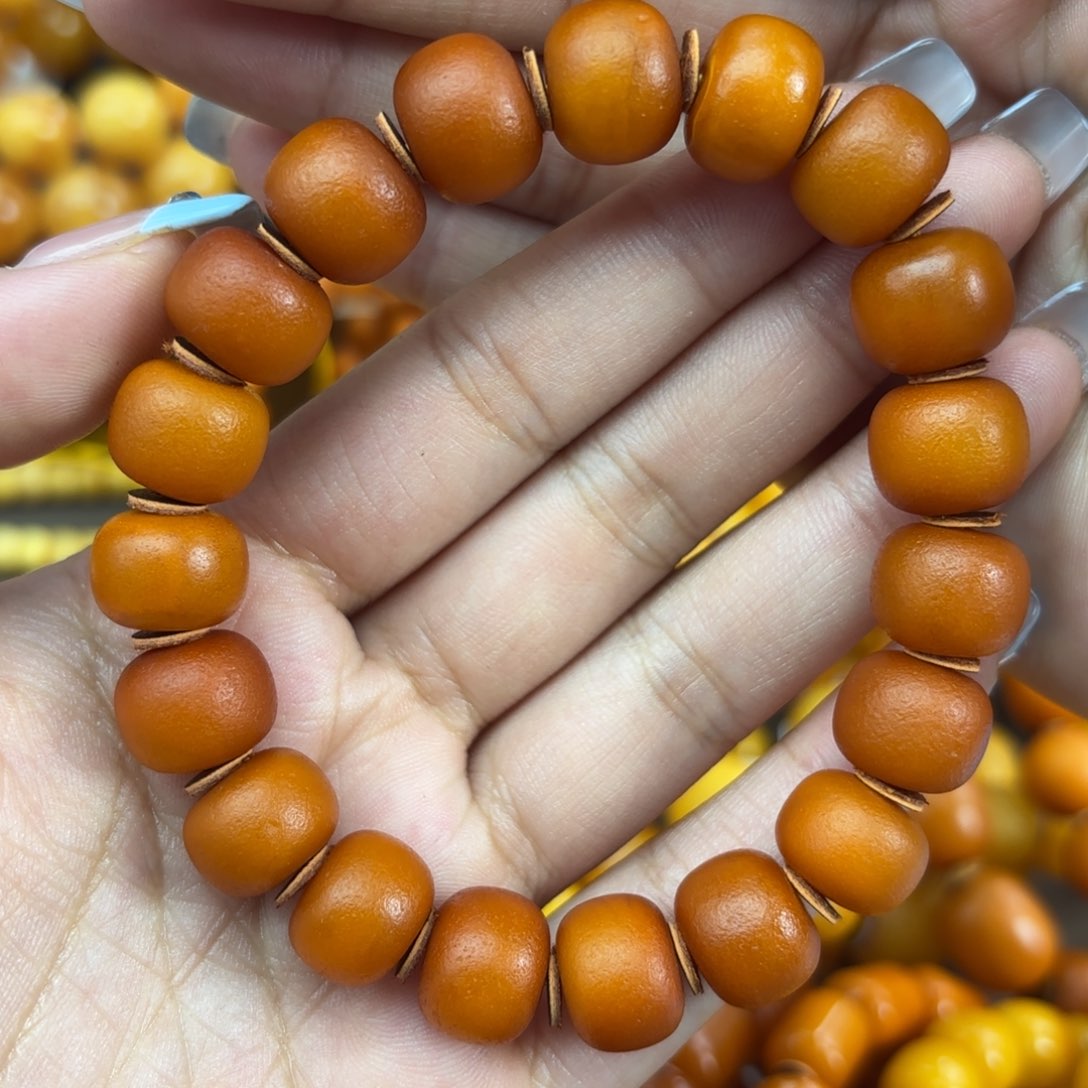 未镶嵌琥珀手链蜜蜡