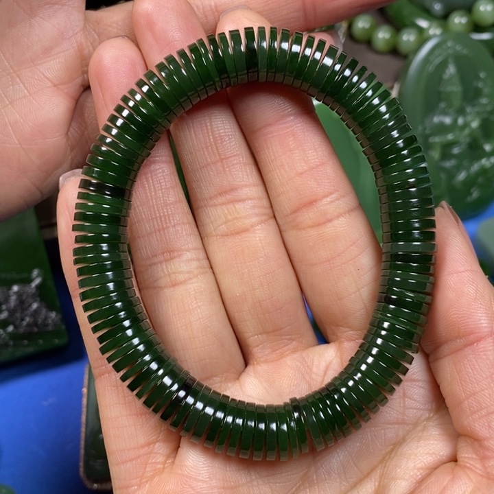 和田玉手串未镶嵌