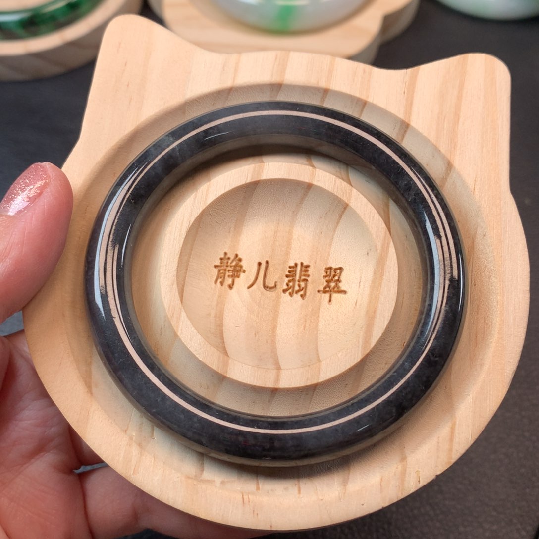 翡翠手镯未镶嵌54.8圈口