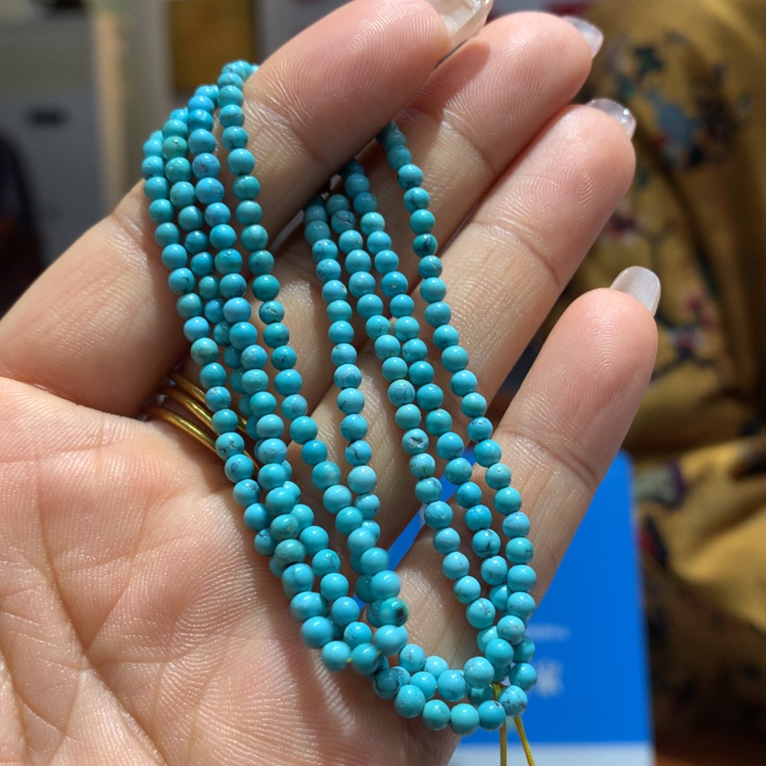 绿松石长链未镶嵌