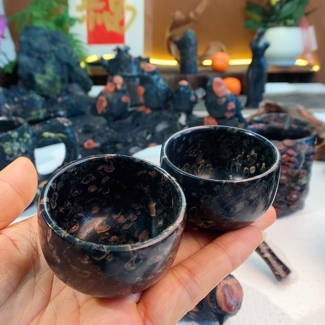 安山玉安山玉安山玉/1对