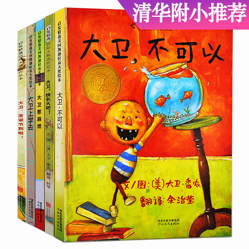 大卫不可以系列 精装硬壳 凯迪克大奖经典儿童绘本 清华附小推荐