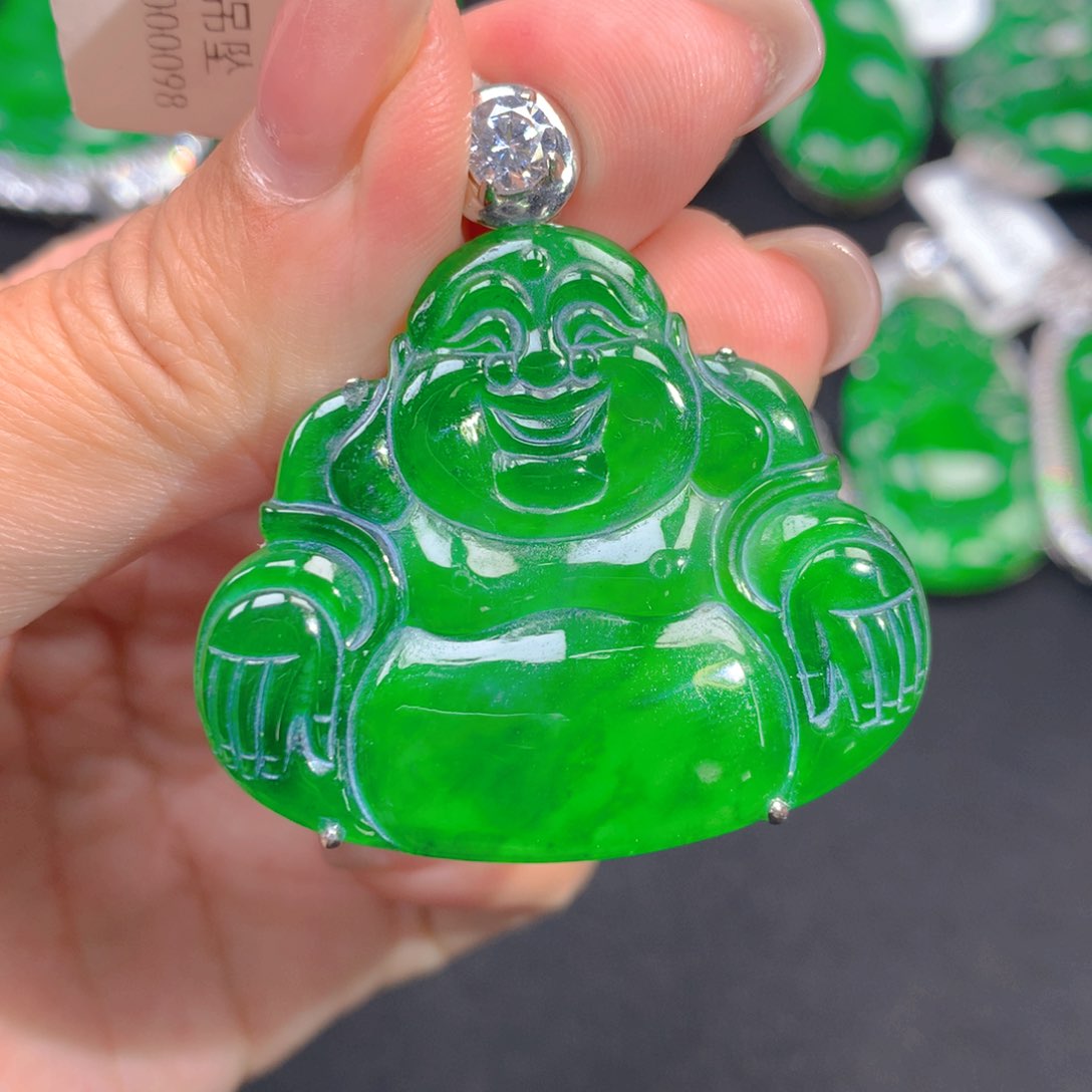 翡翠颈饰银S925镶嵌1111111111