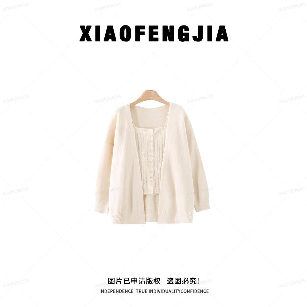 2025秋季新款毛衣两件套上衣9190