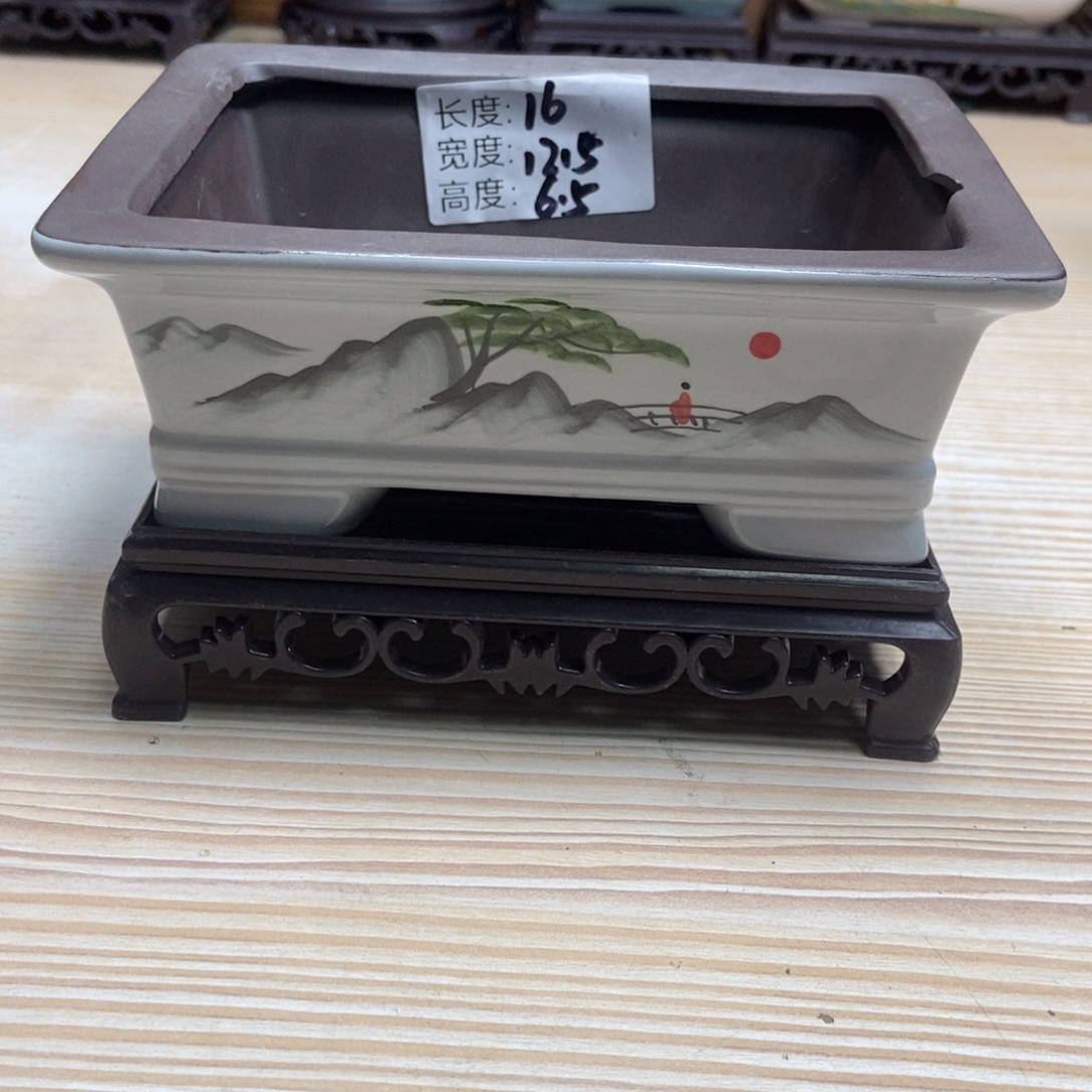 瓷片陶瓷花盆陶瓷艺术