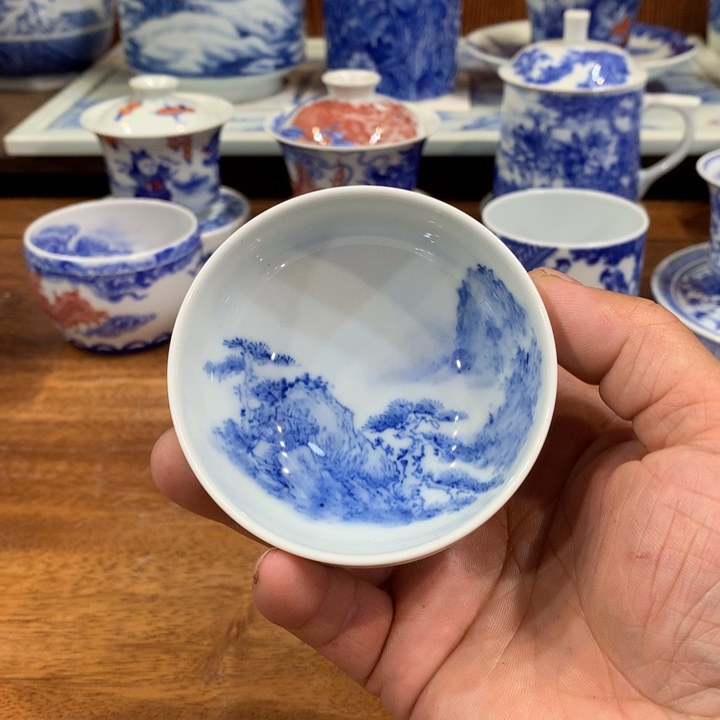 省级陶瓷艺术大师袁军老师青花