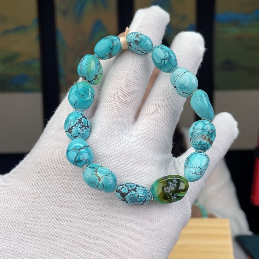 未镶嵌绿松石珠宝奇石