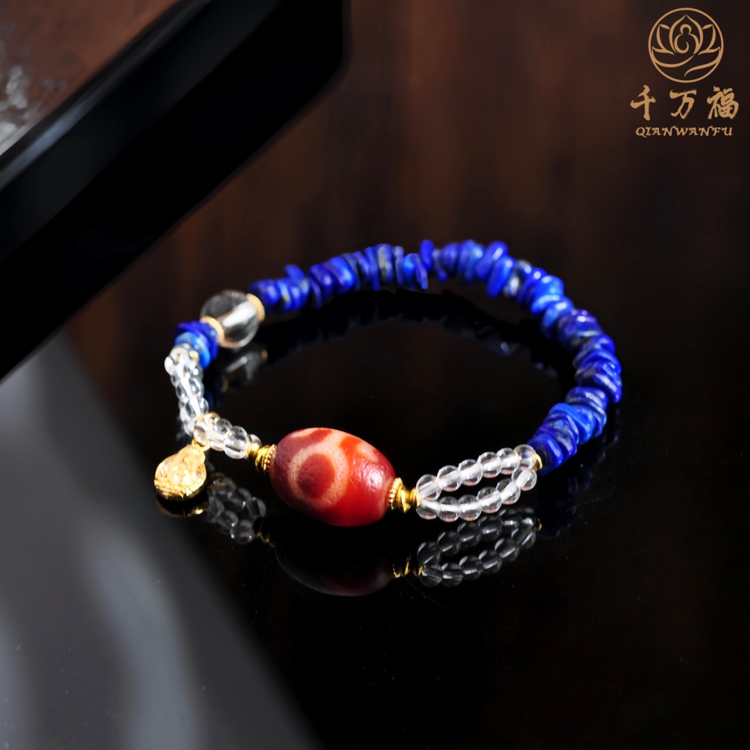 合金手链 【千万福】贵贵青金多宝设计单圈手串-A1701131