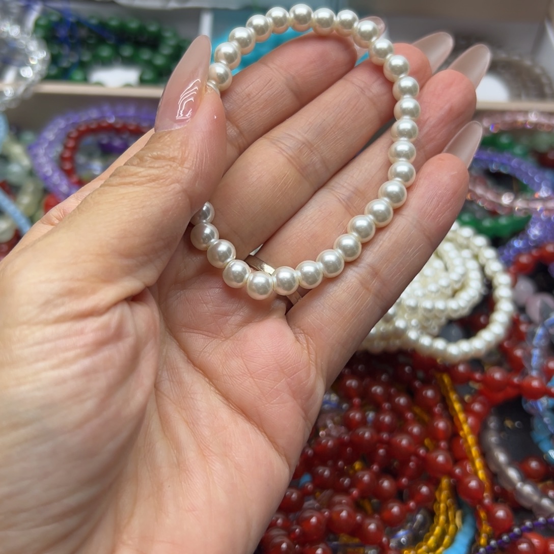 烟晶手链未镶嵌贝珠6