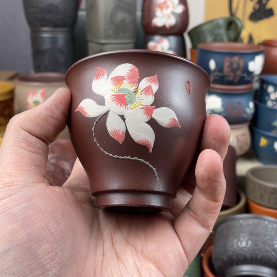 紫砂茶杯紫砂茶杯