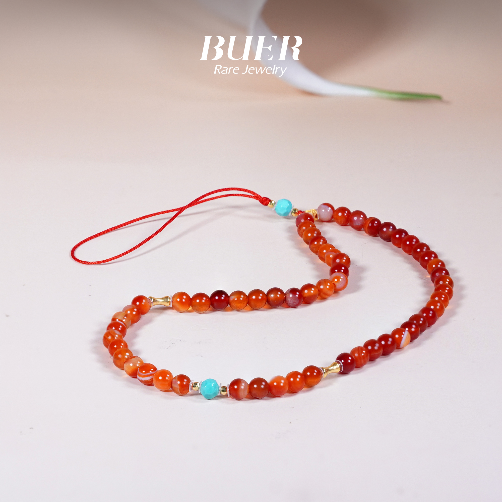 【不二】熔岩18k金DIY手机挂4mm+(多样性发)