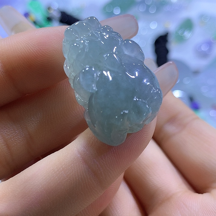 翡翠未镶嵌颈饰天然翡翠A货吊坠