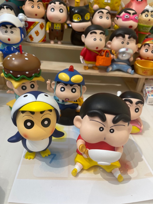 【九宫格+对对碰+许愿】卡牌 蜡笔小新对对碰 家居装饰玩具摆件礼