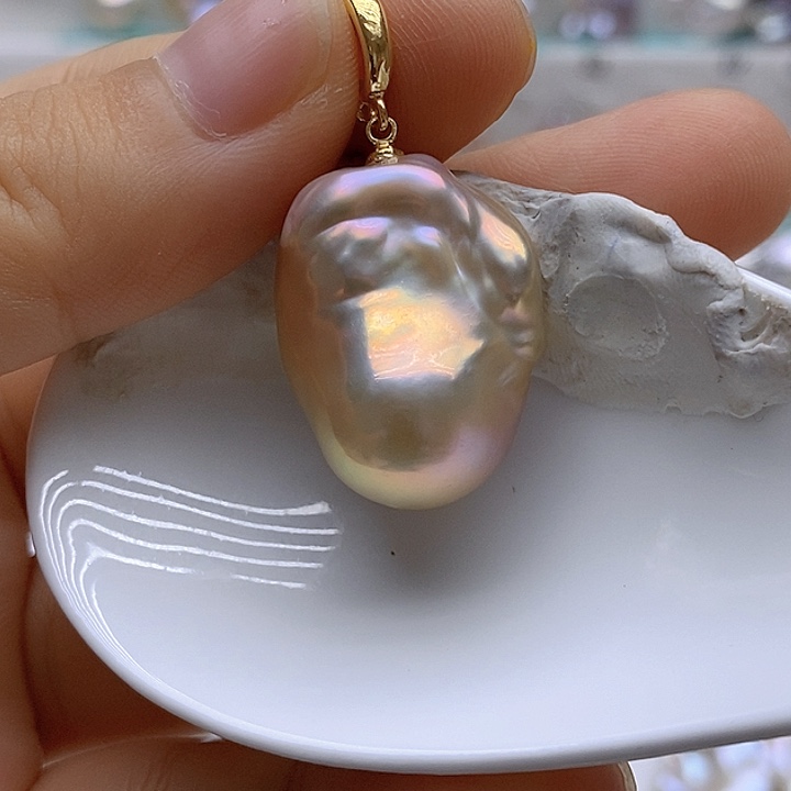 淡水珍珠未镶嵌吊坠(不含链)