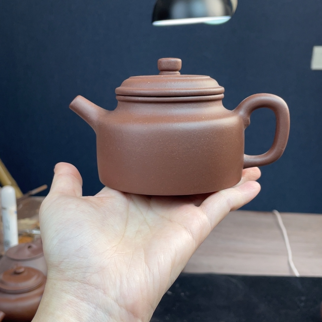 紫砂茶壶全手工底槽清德钟220cc