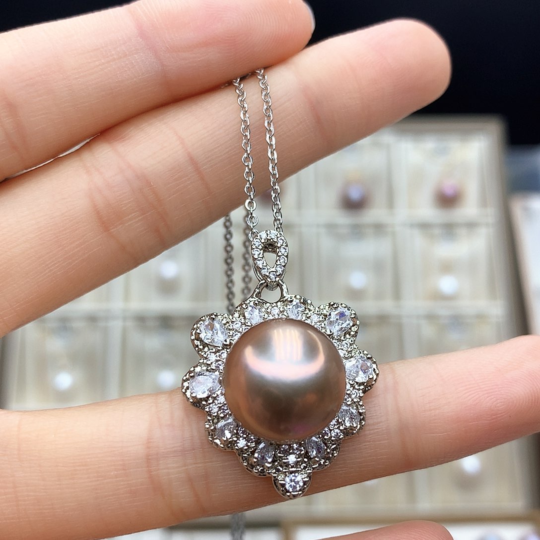 淡水珍珠颈饰合金