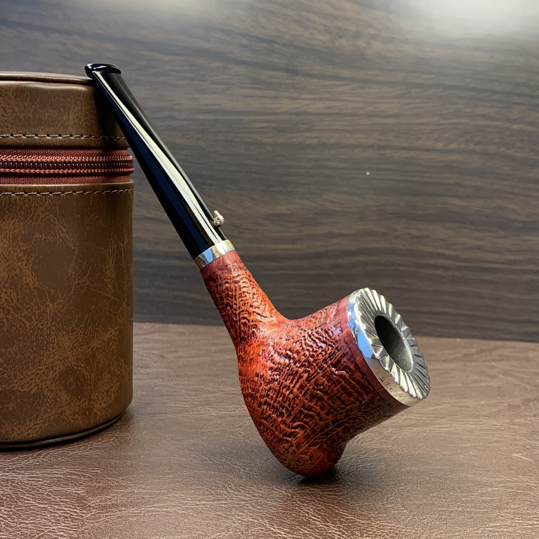 意大利鸭子高端十五子棋石楠木烟斗（内径19.9斗深40.5长163）
