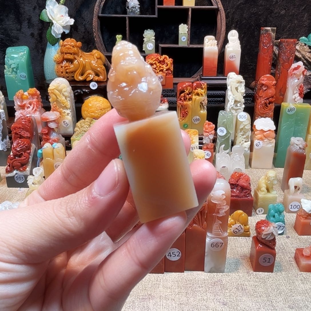 寿山石印石拉**@寿山石印章6