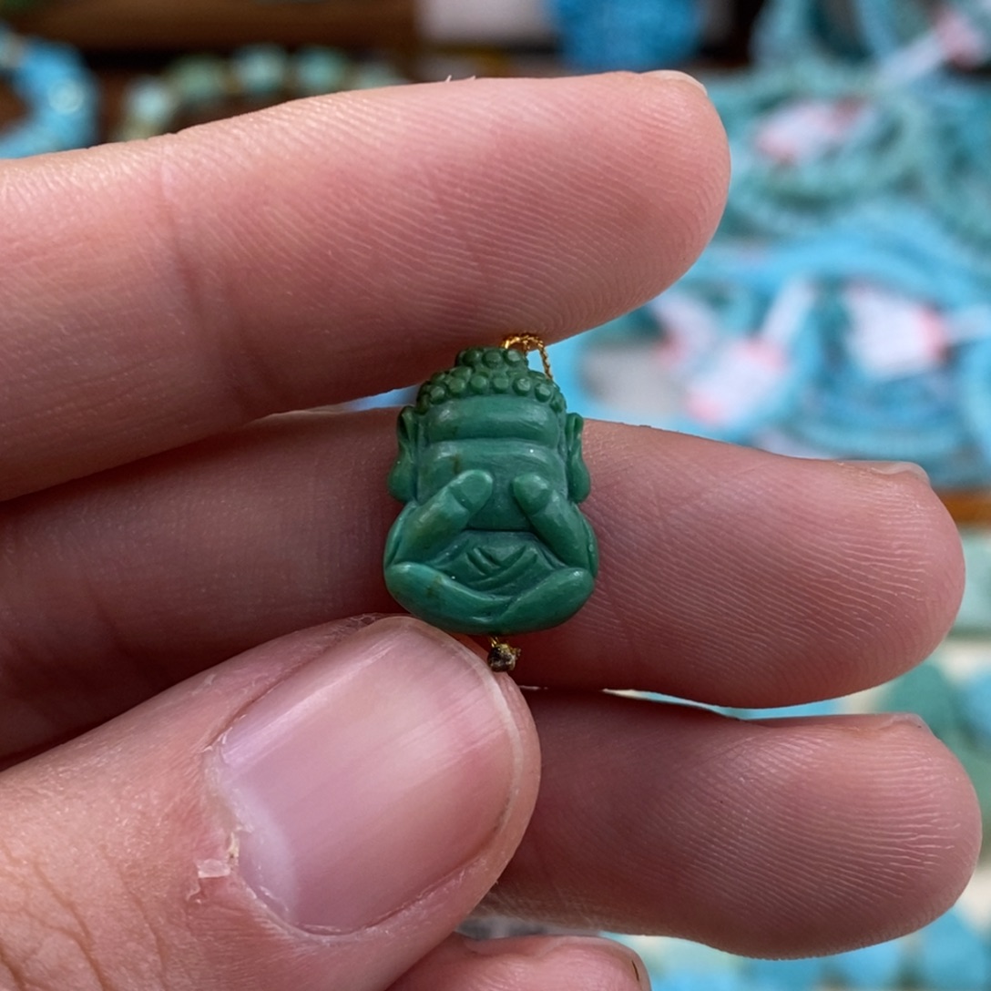 绿松石未镶嵌配饰