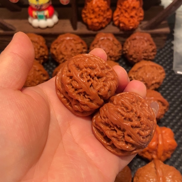 就***个文玩核桃把件38尺寸粗筋2450