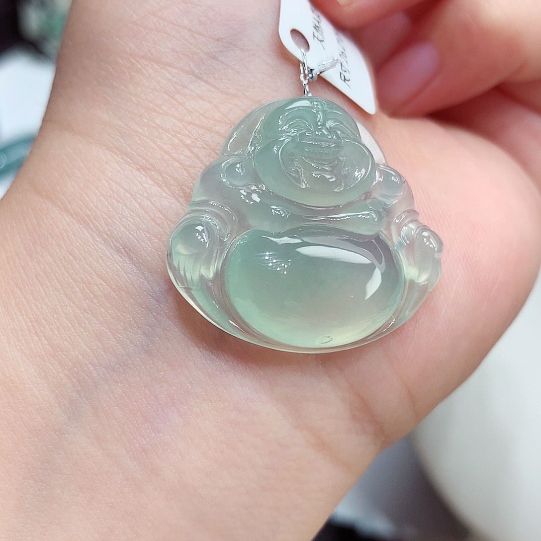 颈饰未镶嵌翡翠翡翠34，26/29/5.6