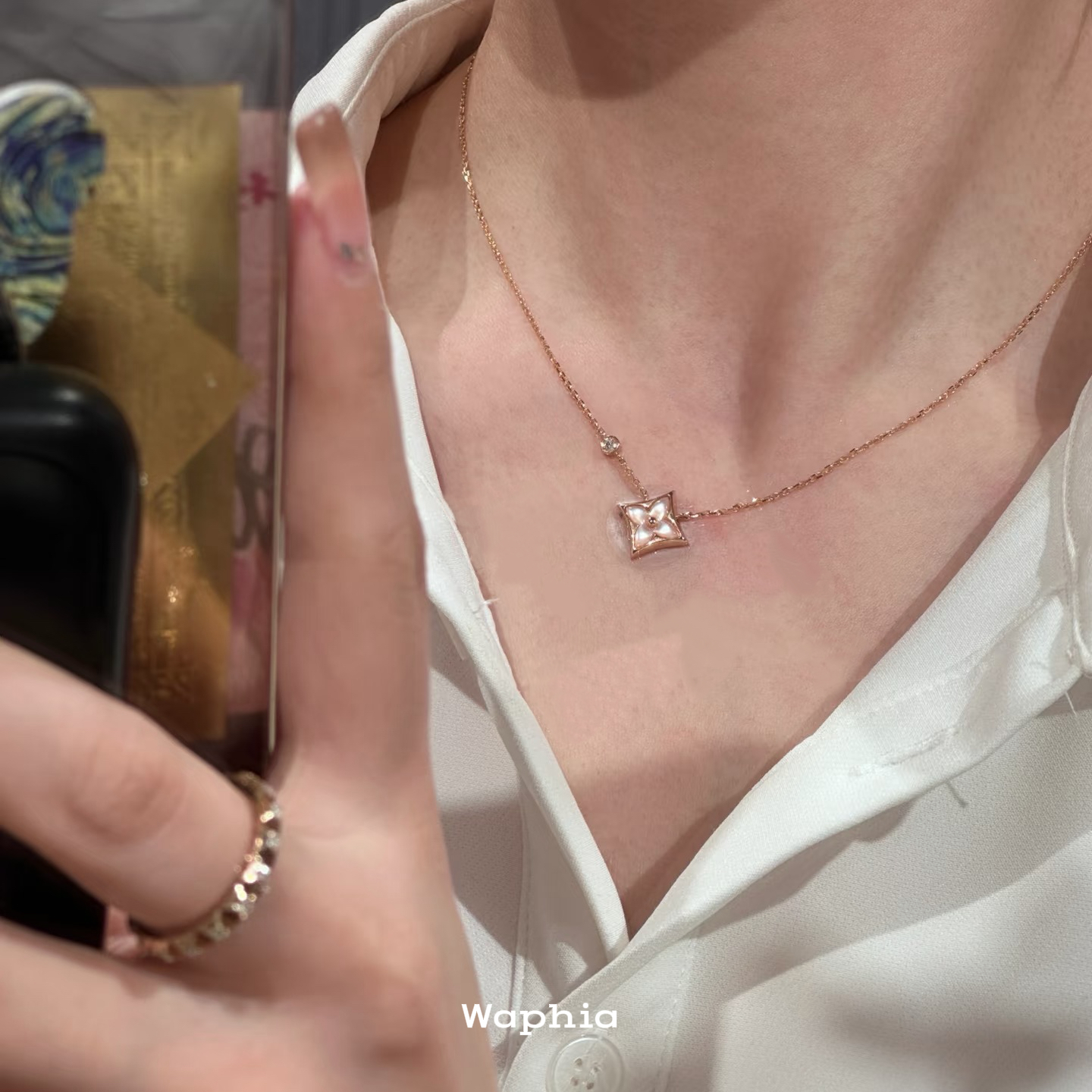 合金项链 Waphia时尚气质百搭项链 VV003