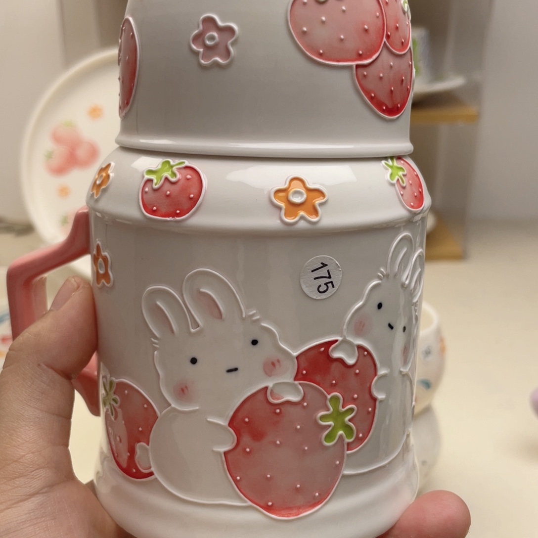 手绘手工制作陶瓷瑕疵175