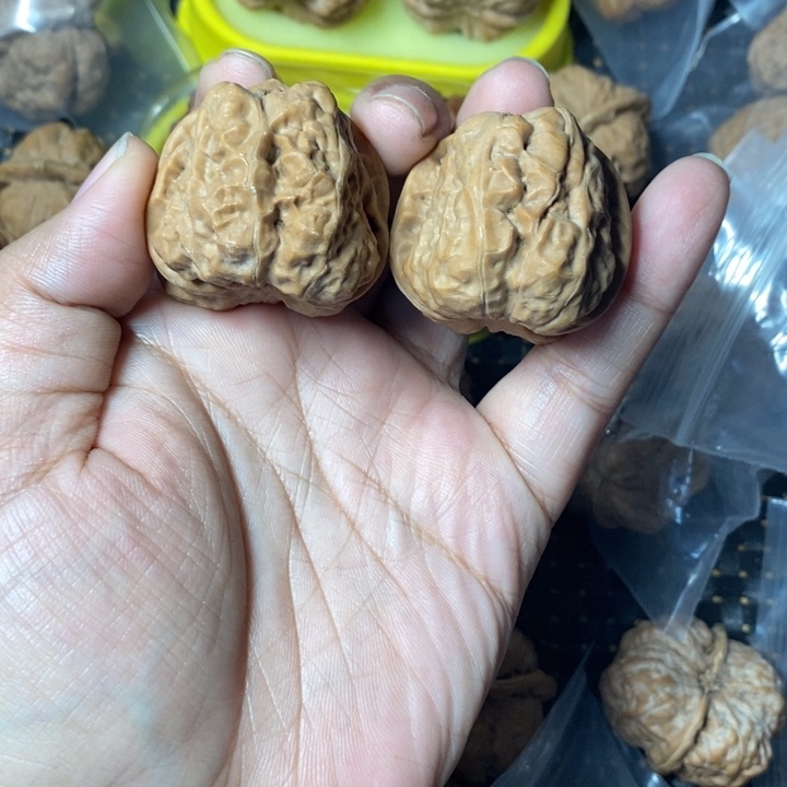 文玩核桃把件蛤蟆38全