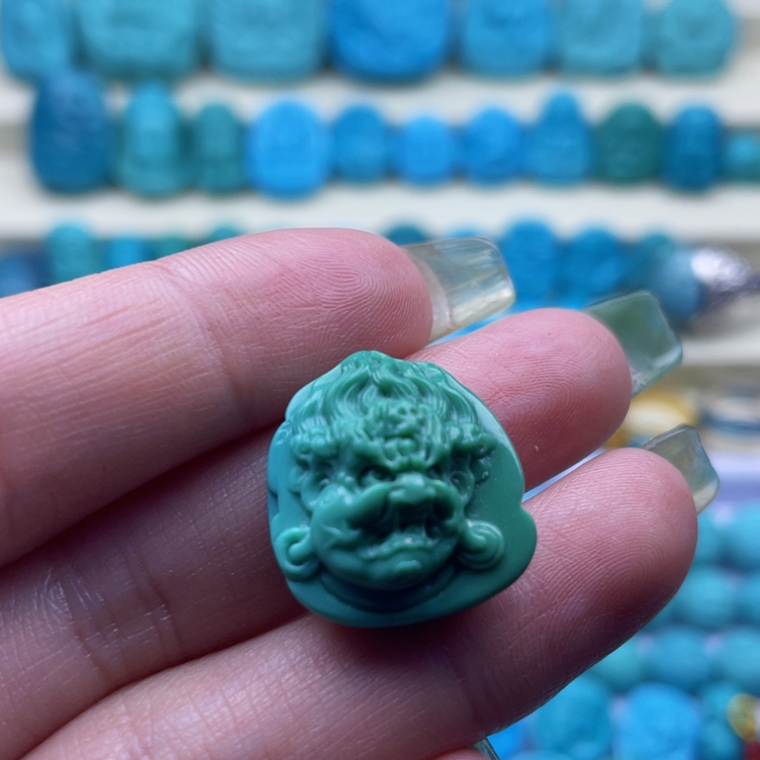 绿松石珠宝奇石未镶嵌