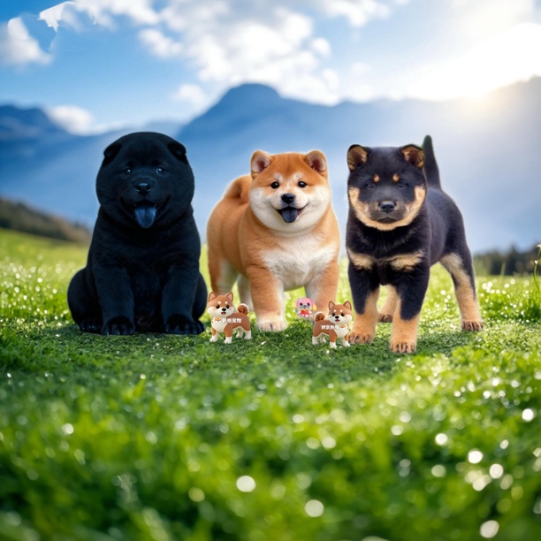 中华田园犬黄狗白面土狗四眼铁包金五黑犬白土松幼犬活体